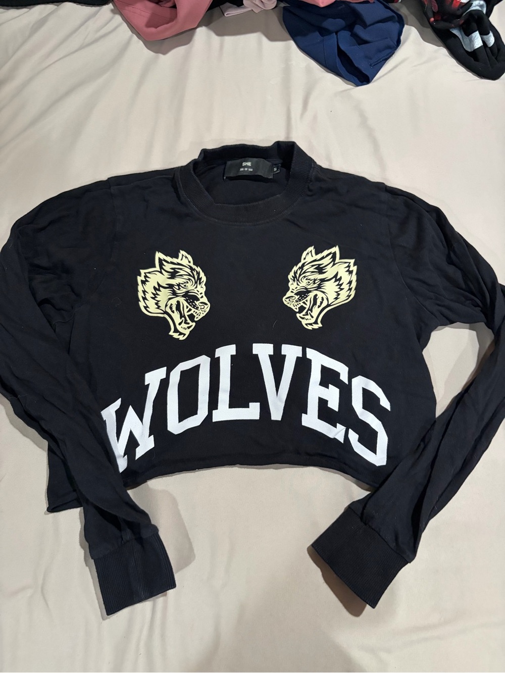 Darc Sport Black Cropped Sweatshirt